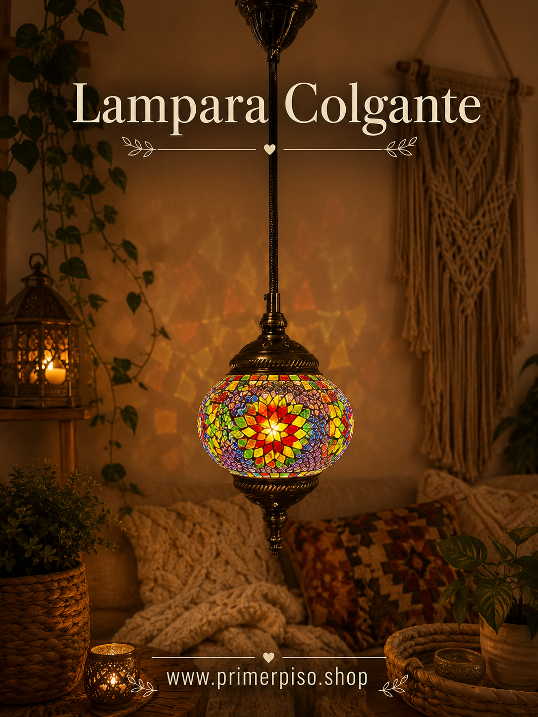 Lampara Turca Colgante