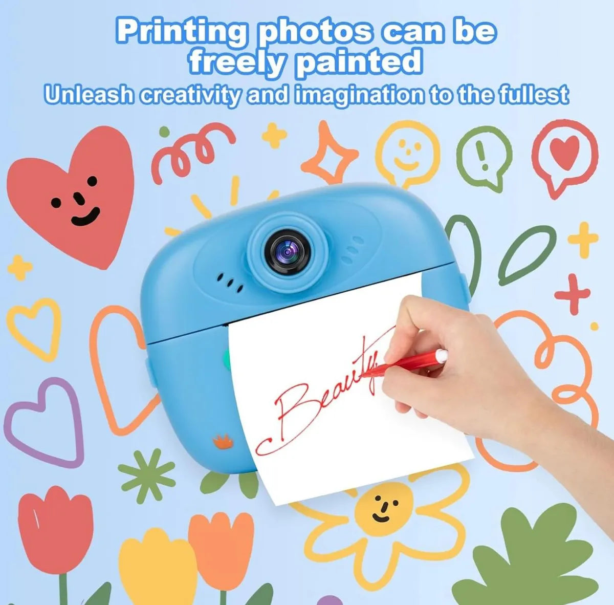 Camara Infantil Con Impresora Digital Instantanea