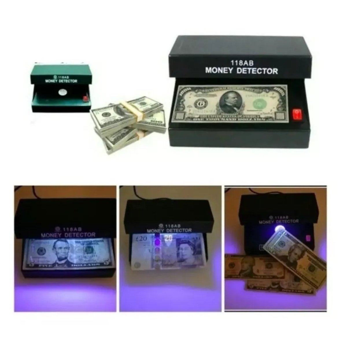 Detector de Billetes Falsos. UV