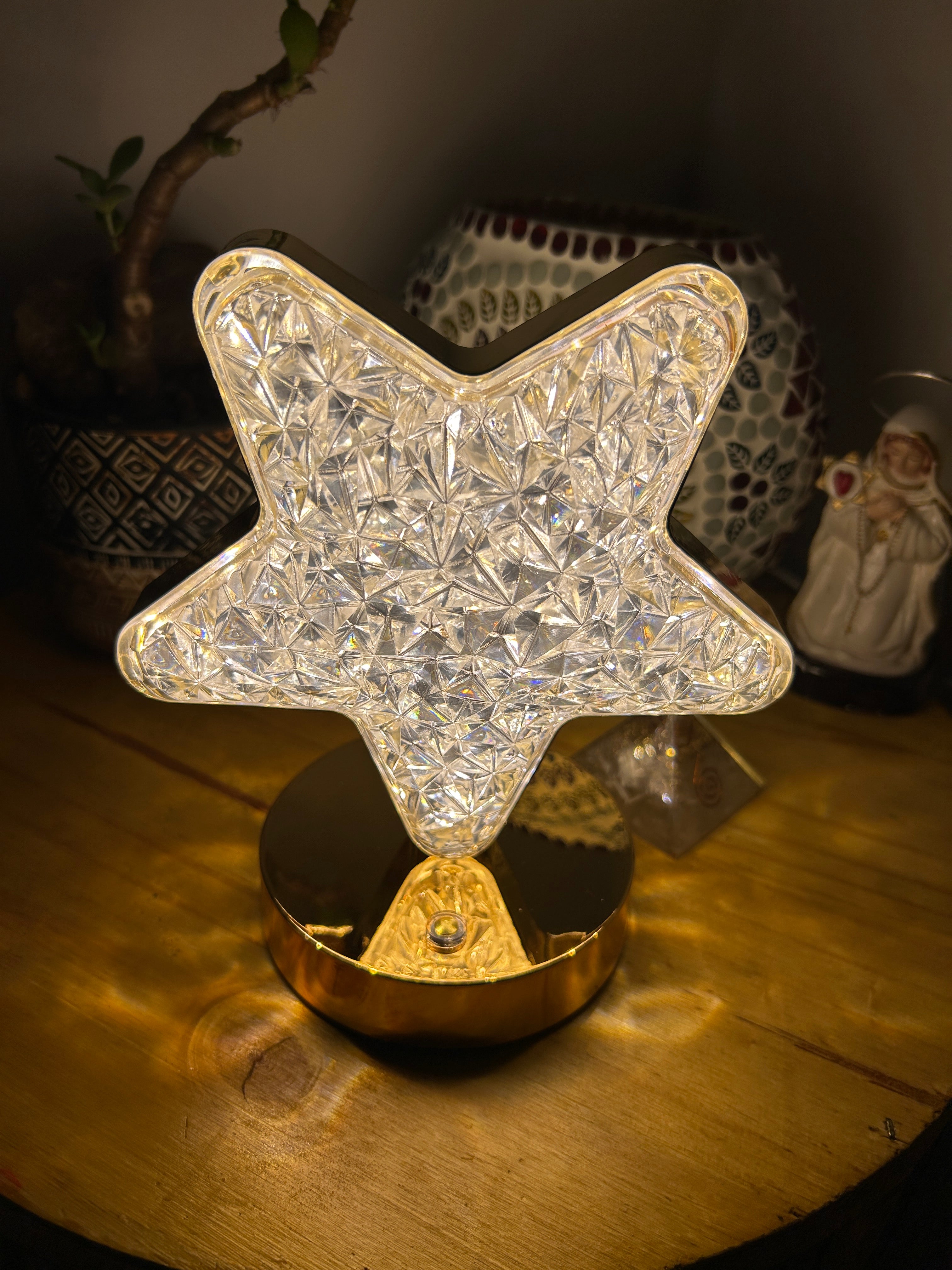 Lampara Velador Estrella-Luna