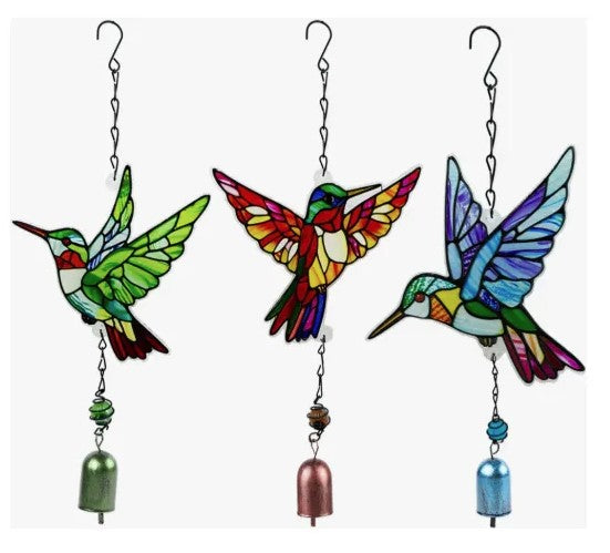 Colgante Vidrio Colibri