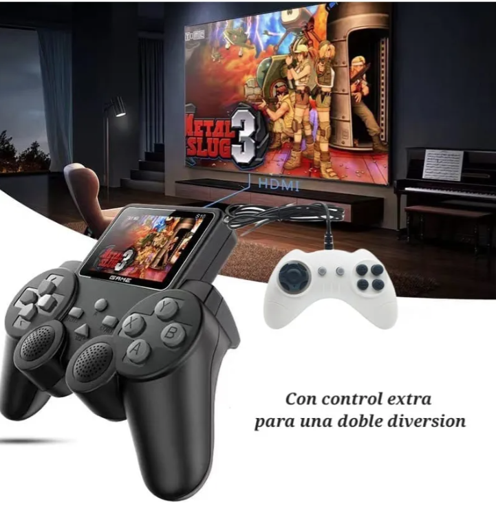 Juega con esta Consola portátil, multi juegos.