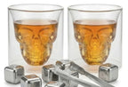 Vaso de whisky Calavera x2