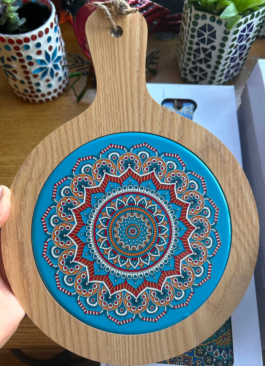Posa Fuente, Pava, Tabla decorativa de cocina