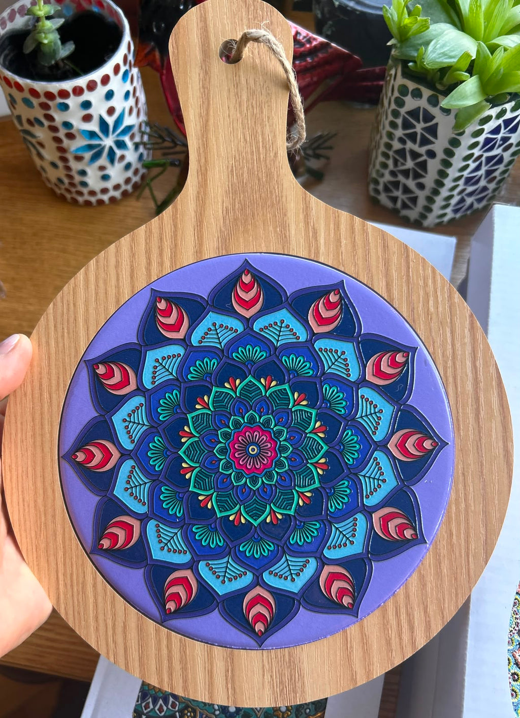 Posa Fuente, Pava, Tabla decorativa de cocina
