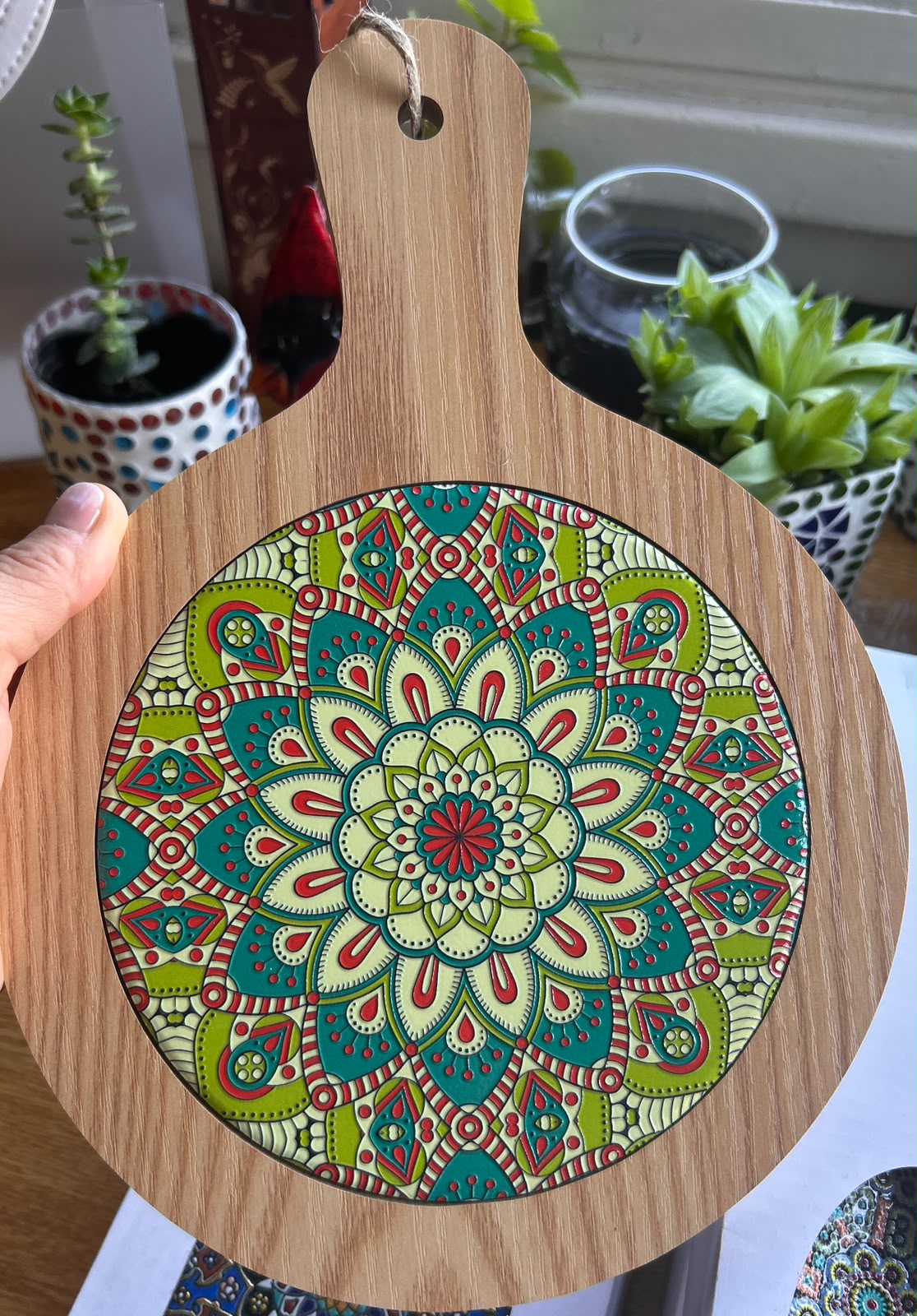 Posa Fuente, Pava, Tabla decorativa de cocina