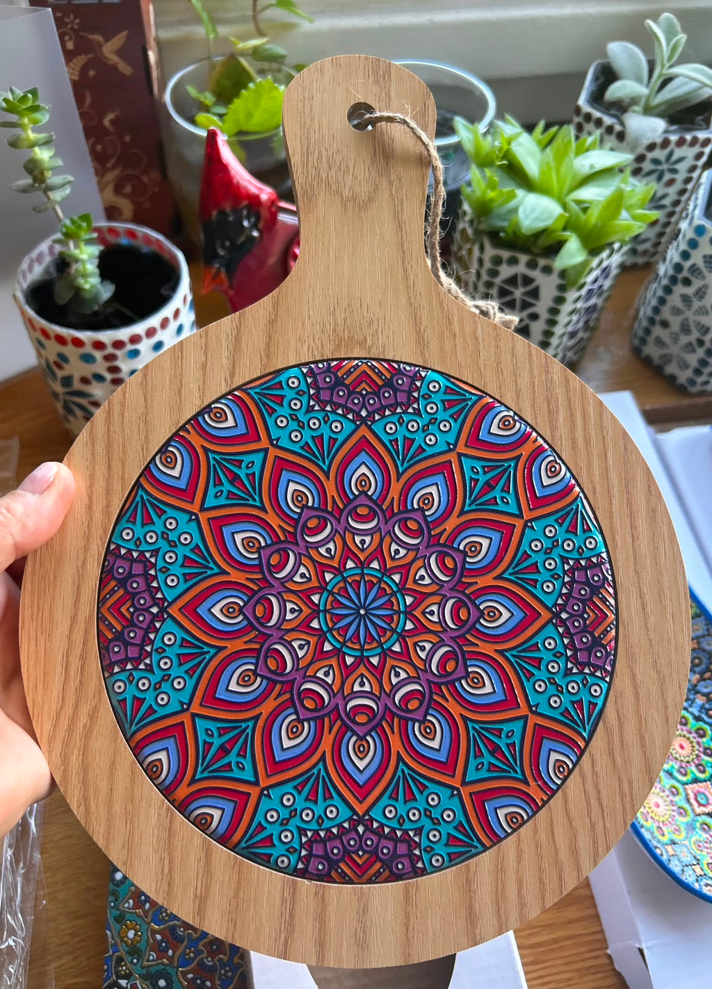 Posa Fuente, Pava, Tabla decorativa de cocina