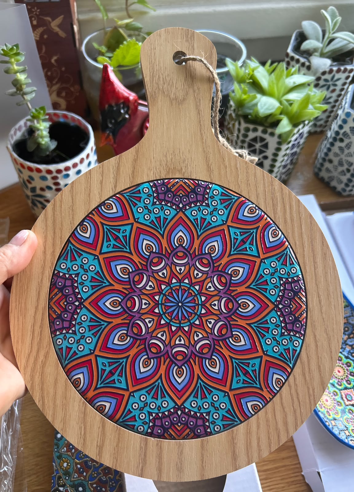 Posa Fuente, Pava, Tabla decorativa de cocina