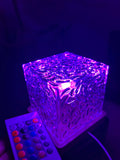 Lampara Cubo Led Aqua