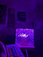 Lampara Cubo Led Aqua