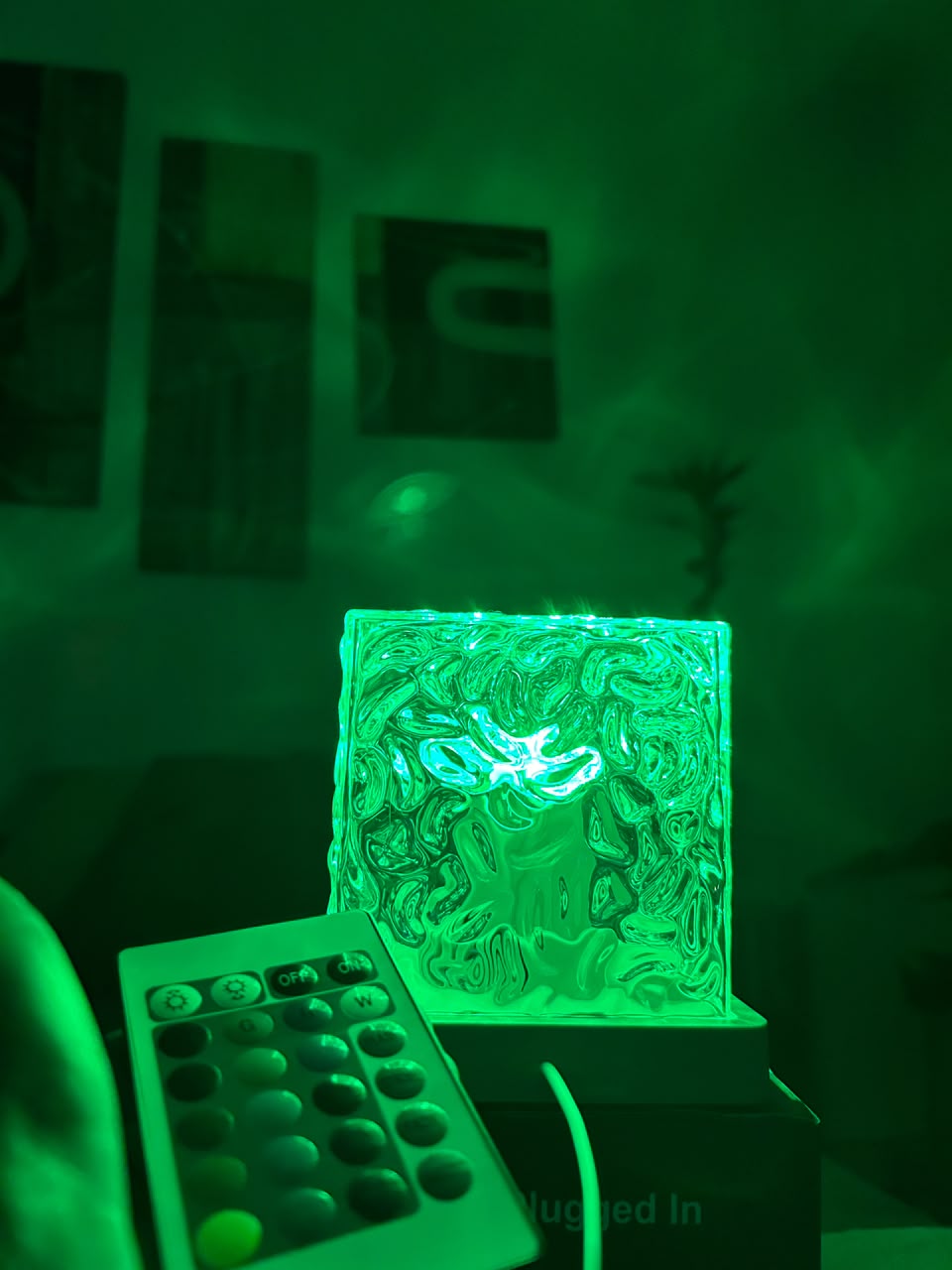 Lampara Cubo Led Aqua