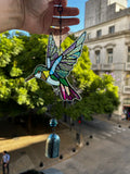 Colgante Vidrio Colibri