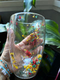 Vaso Doble Vidrio Alto