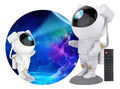 Astronauta Proyector de Estrellas y aguas vibrantes multicolor.