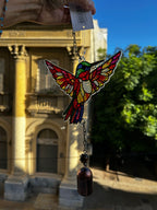 Colgante Vidrio Colibri