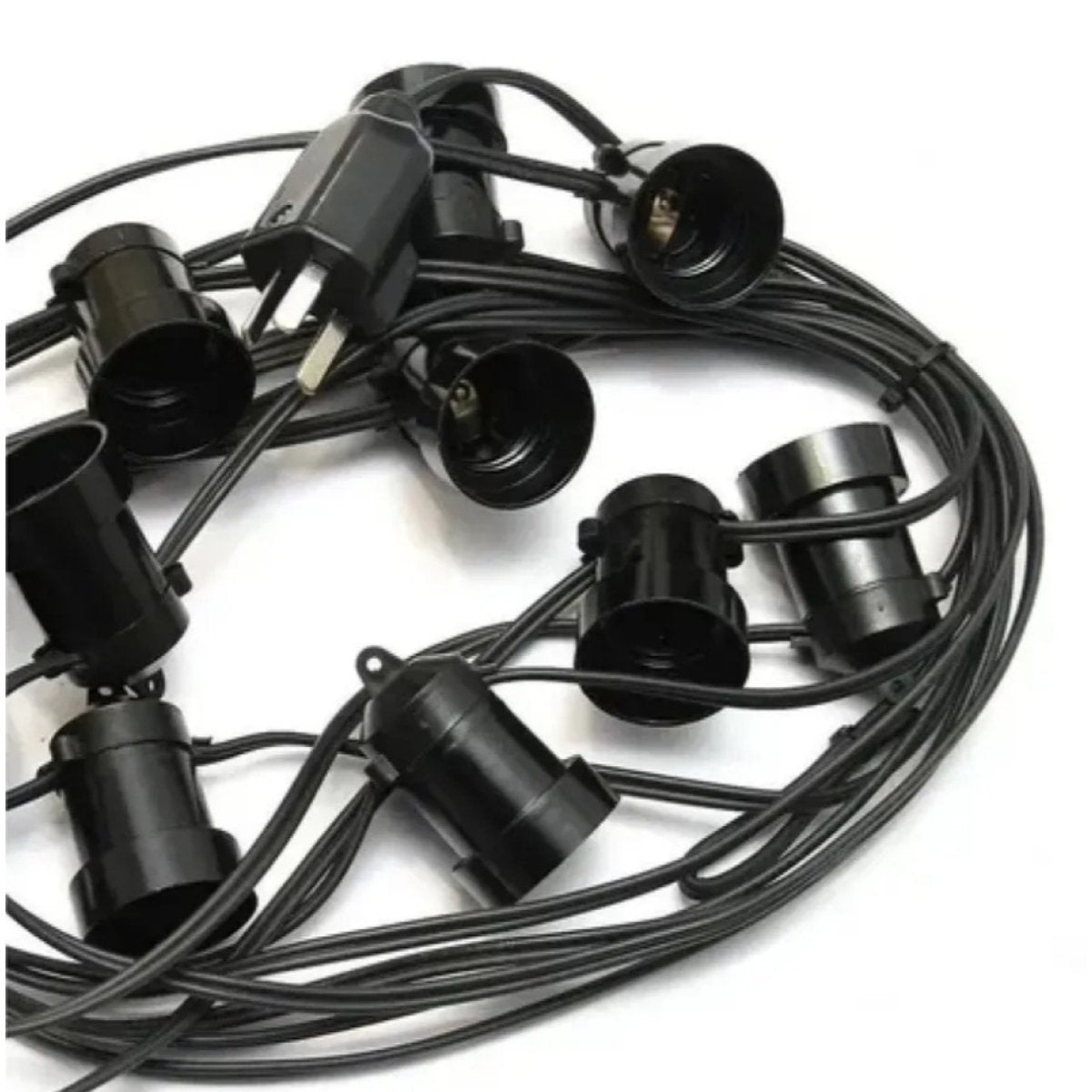 Guirnalda de luces con portalamparas x 10