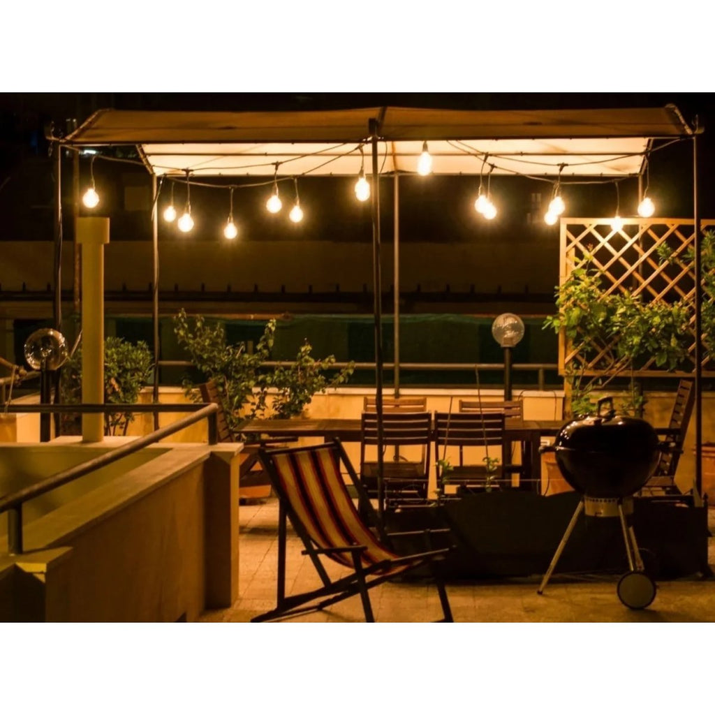 Guirnalda de luces con portalamparas x 10