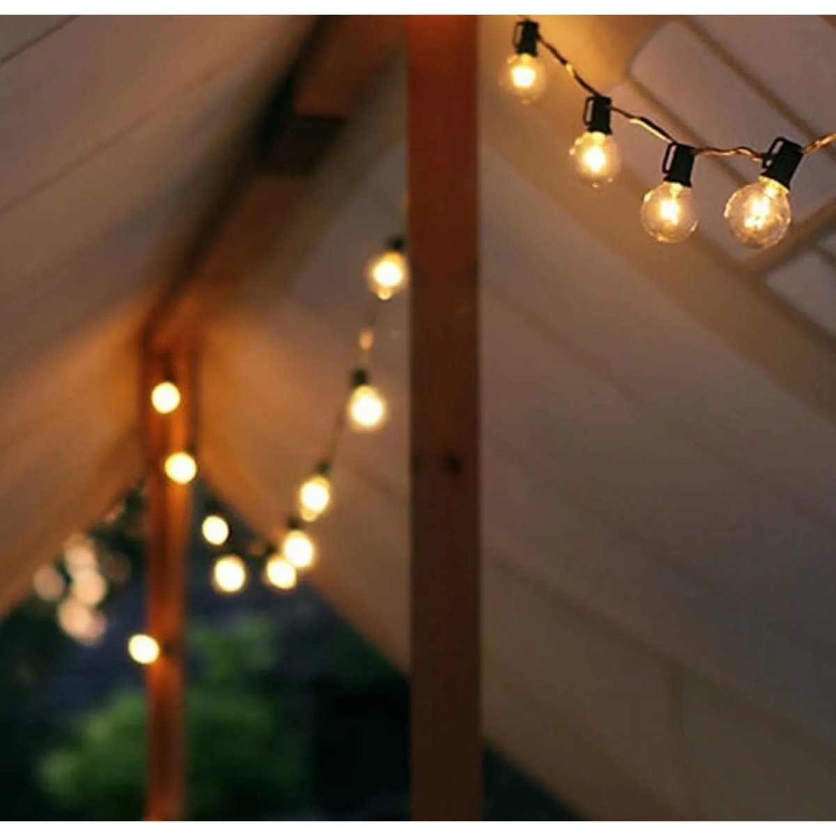 Guirnalda de luces con portalamparas x 10