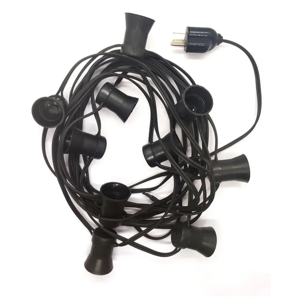 Guirnalda de luces con portalamparas x 10