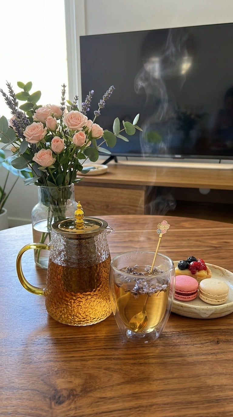Tetera + Taza y Cuchara