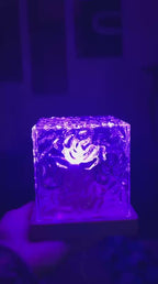 Lampara Cubo Led Aqua